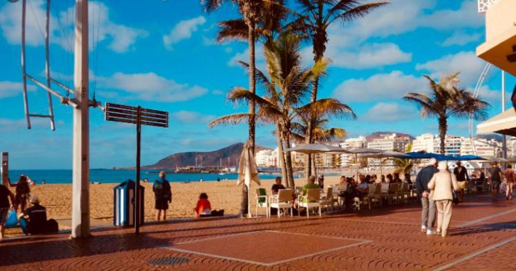 Atico Luxury Vista Mar Las Canteras Лас-Пальмас-де-Гран-Канария Экстерьер фото